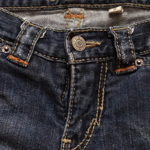 BEBE DENIM MID WASH BOOTCUT JEANS - Picture 3 of 7